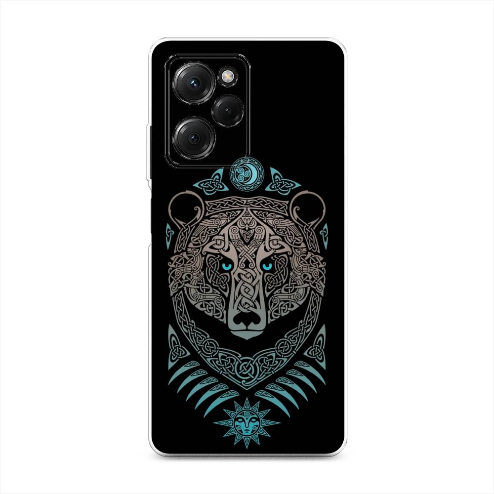

Чехол Awog на Poco X5 Pro 5G "Кельтский медведь", Черный;серый, 318050-2