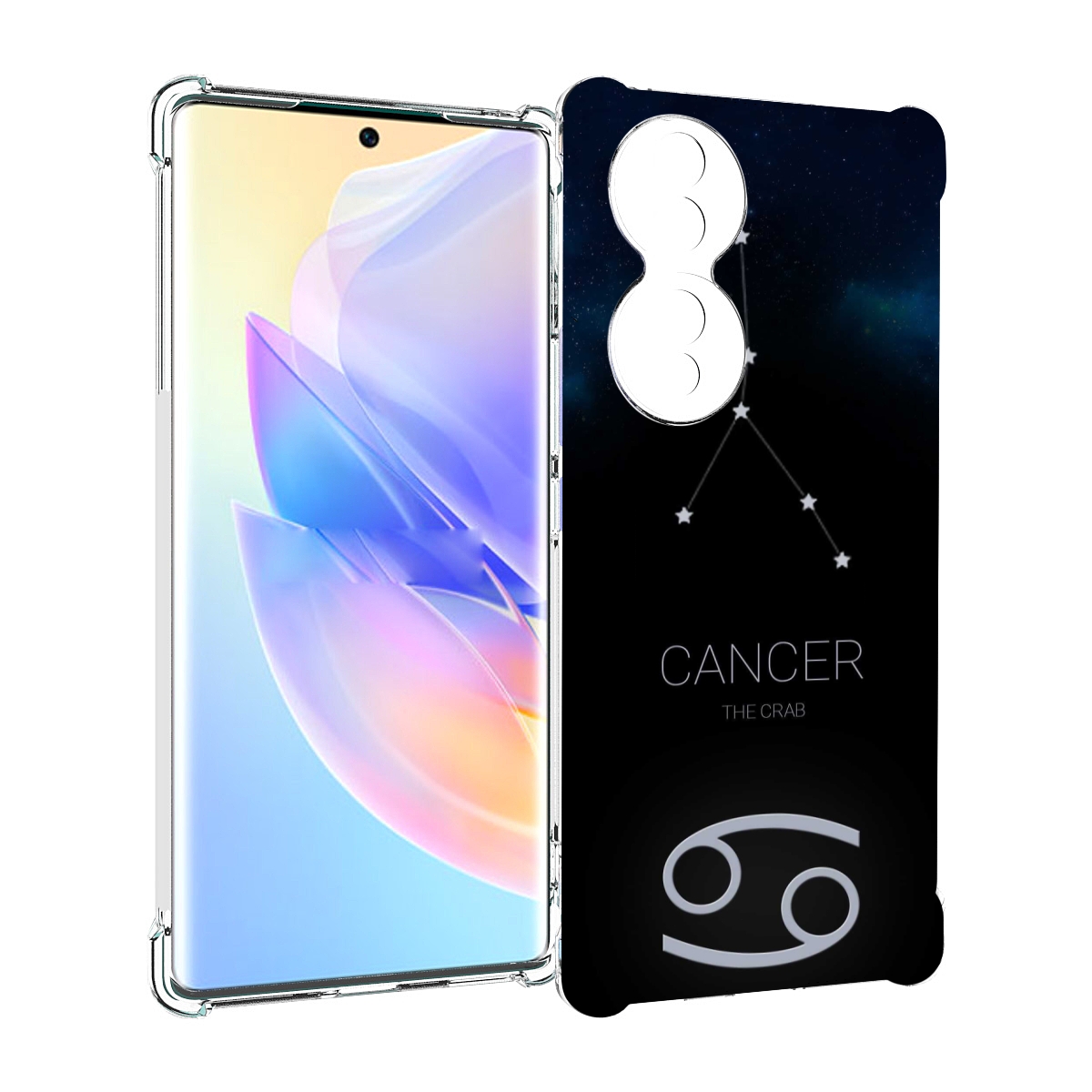 

Чехол MyPads знак зодиака рак 2 для Honor 70, Прозрачный, Tocco