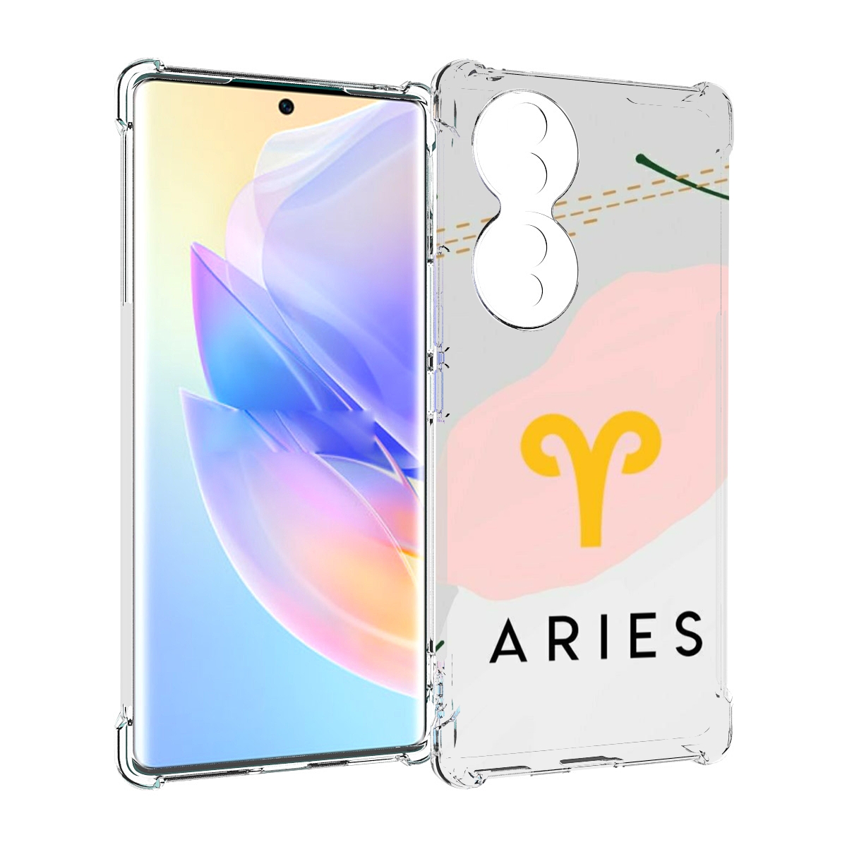 

Чехол MyPads знак зодиака овен 7 для Honor 70, Прозрачный, Tocco