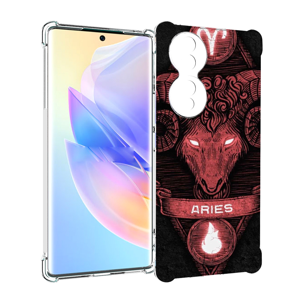 

Чехол MyPads знак зодиака овен 6 для Honor 70, Прозрачный, Tocco