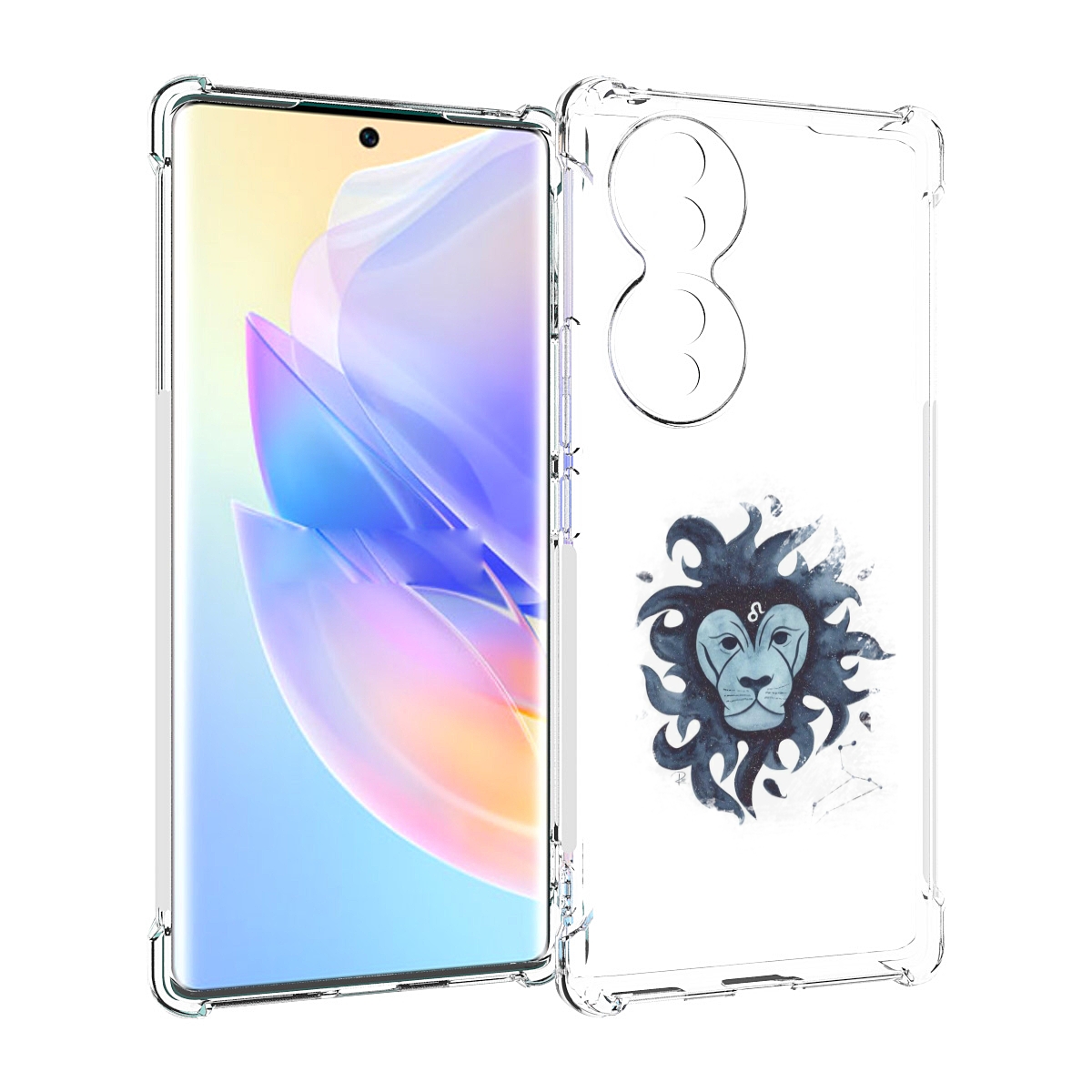 

Чехол MyPads знак зодиака лев 5 для Honor 70, Прозрачный, Tocco