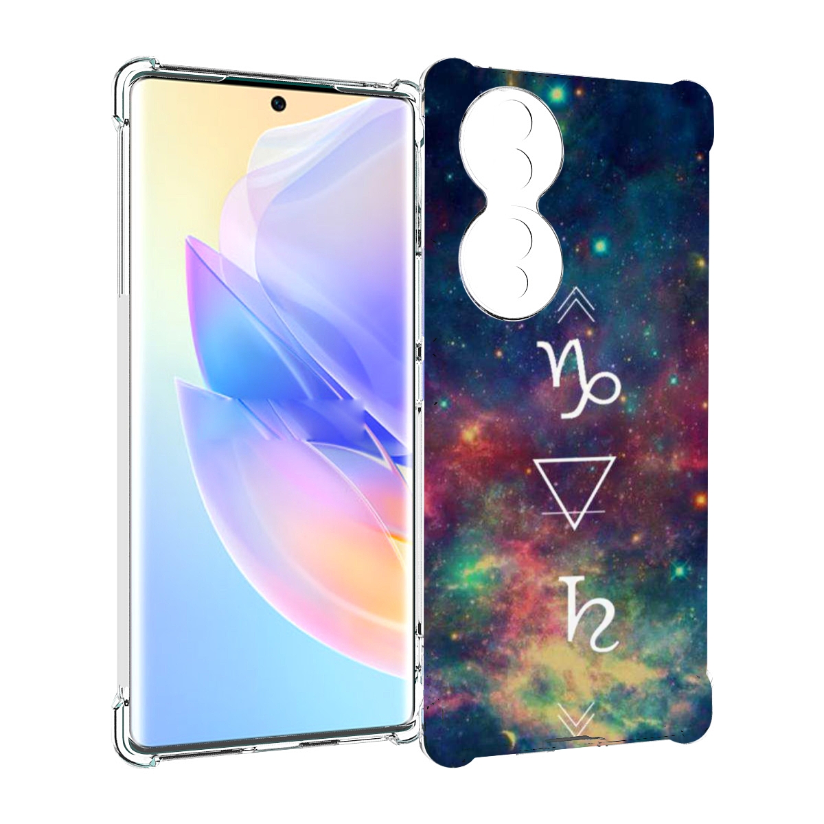 

Чехол MyPads знак зодиака козерог 5 для Honor 70, Прозрачный, Tocco