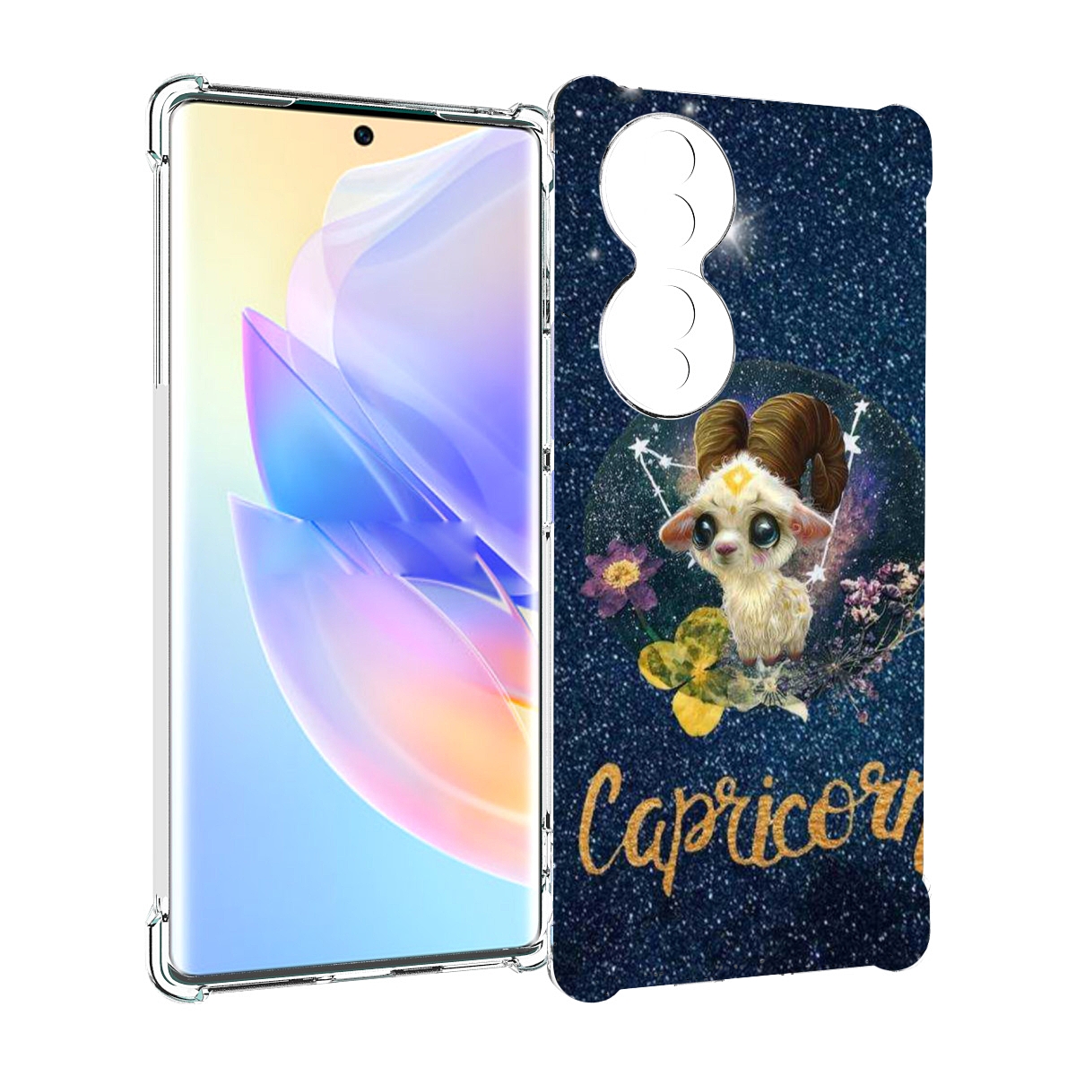

Чехол MyPads знак зодиака козерог 3 для Honor 70, Прозрачный, Tocco
