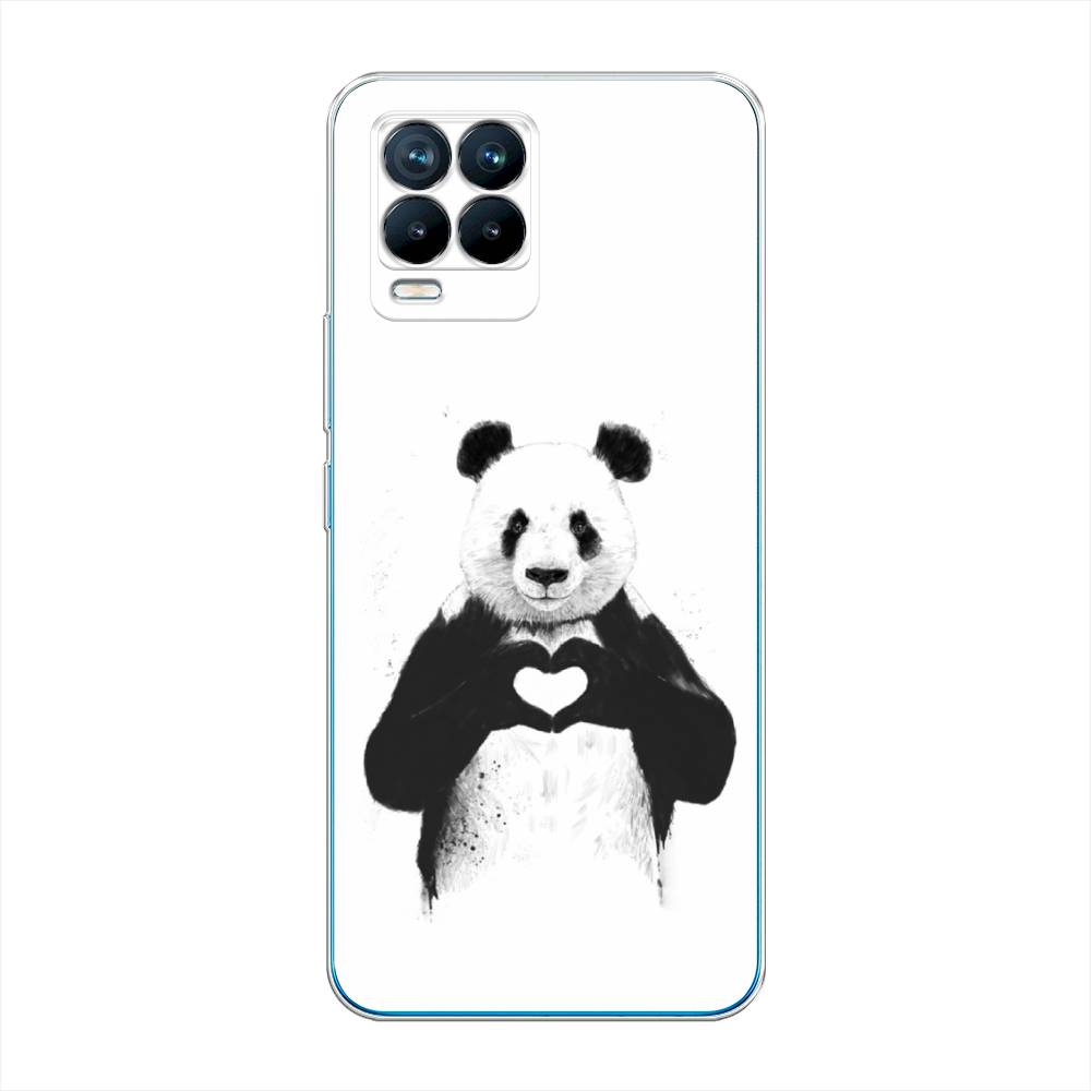 

Чехол Awog на Realme 8/8 Pro "Панда love", Разноцветный, 255550-10