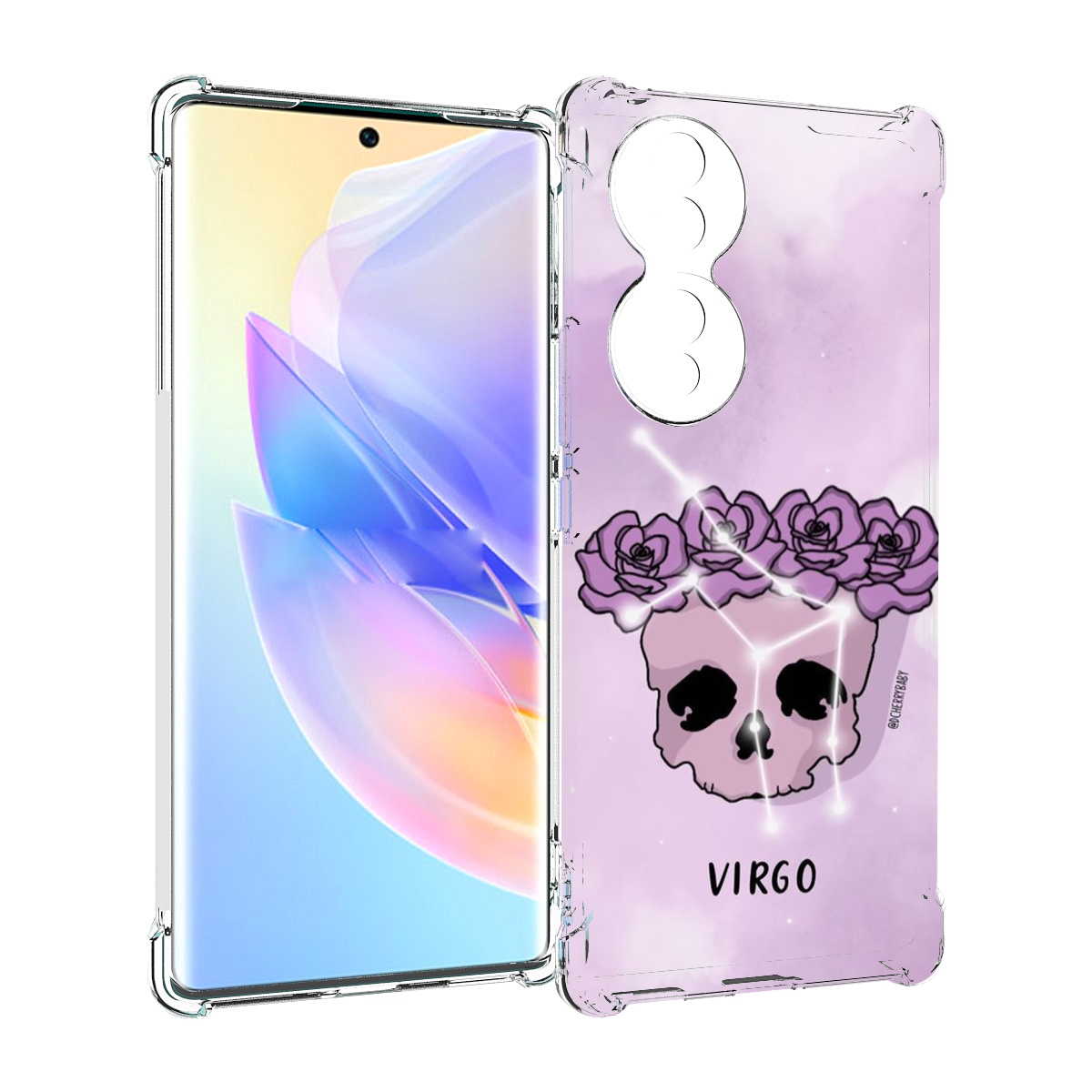 

Чехол MyPads знак зодиака дева 2 для Honor 70, Прозрачный, Tocco