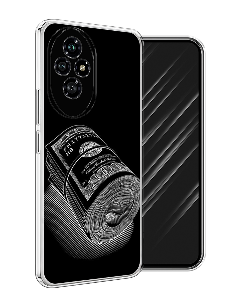 

Чехол Awog на Honor 200 "Кубышка денег", Черный;серебристый, 6124750-1