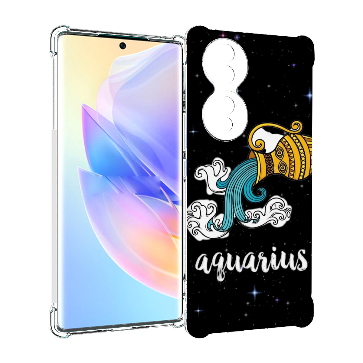 

Чехол MyPads знак зодиака водолеи 2 для Honor 70, Прозрачный, Tocco