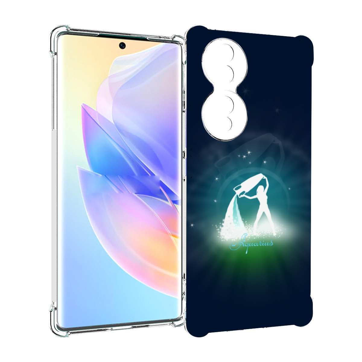 

Чехол MyPads знак зодиака водолеи 1 для Honor 70, Прозрачный, Tocco
