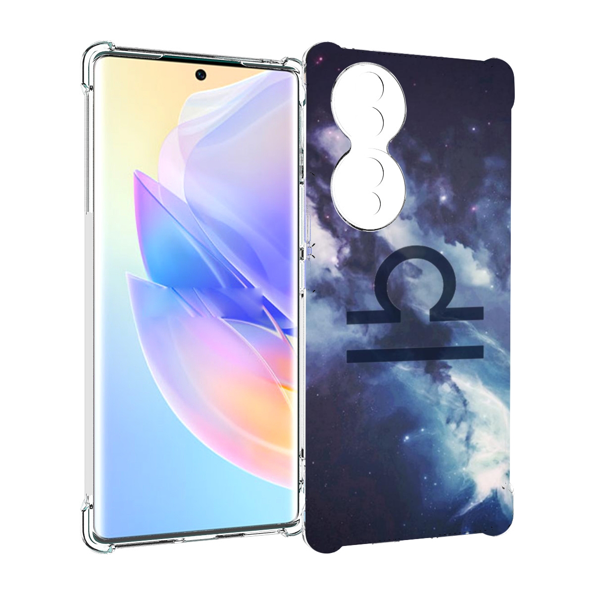 

Чехол MyPads знак зодиака весы 5 для Honor 70, Прозрачный, Tocco
