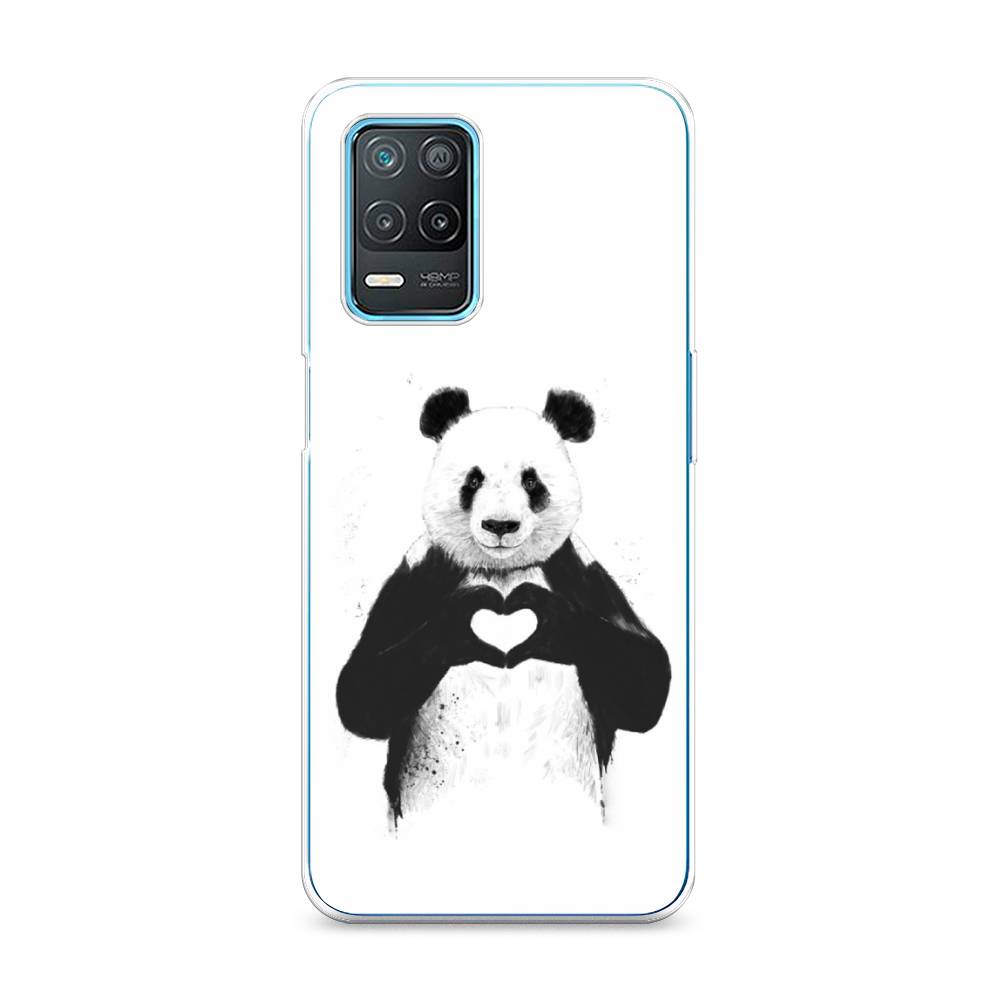 

Чехол Awog на Realme 8 5G/Narzo 30 5G "Панда love", Разноцветный, 257050-10