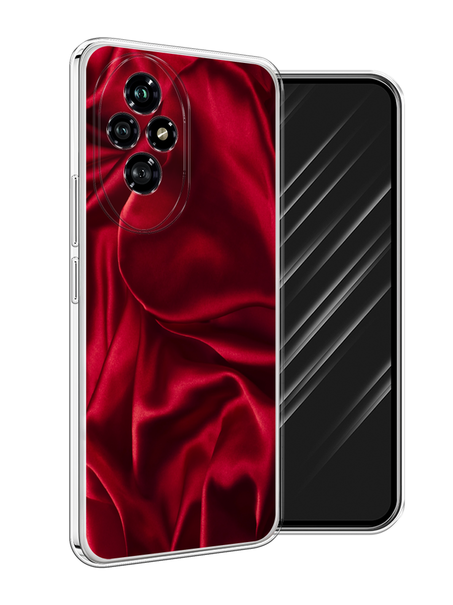 

Чехол Awog на Honor 200 "Текстура красный шелк", 6124750-1