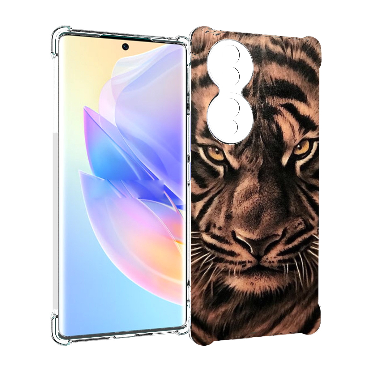

Чехол MyPads злой-большой-тигр для Honor 70, Прозрачный, Tocco