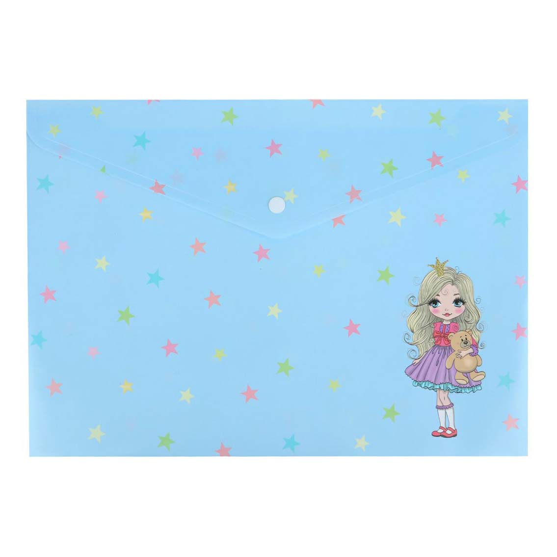 

Папка на кнопке Princess А4 в ассортименте