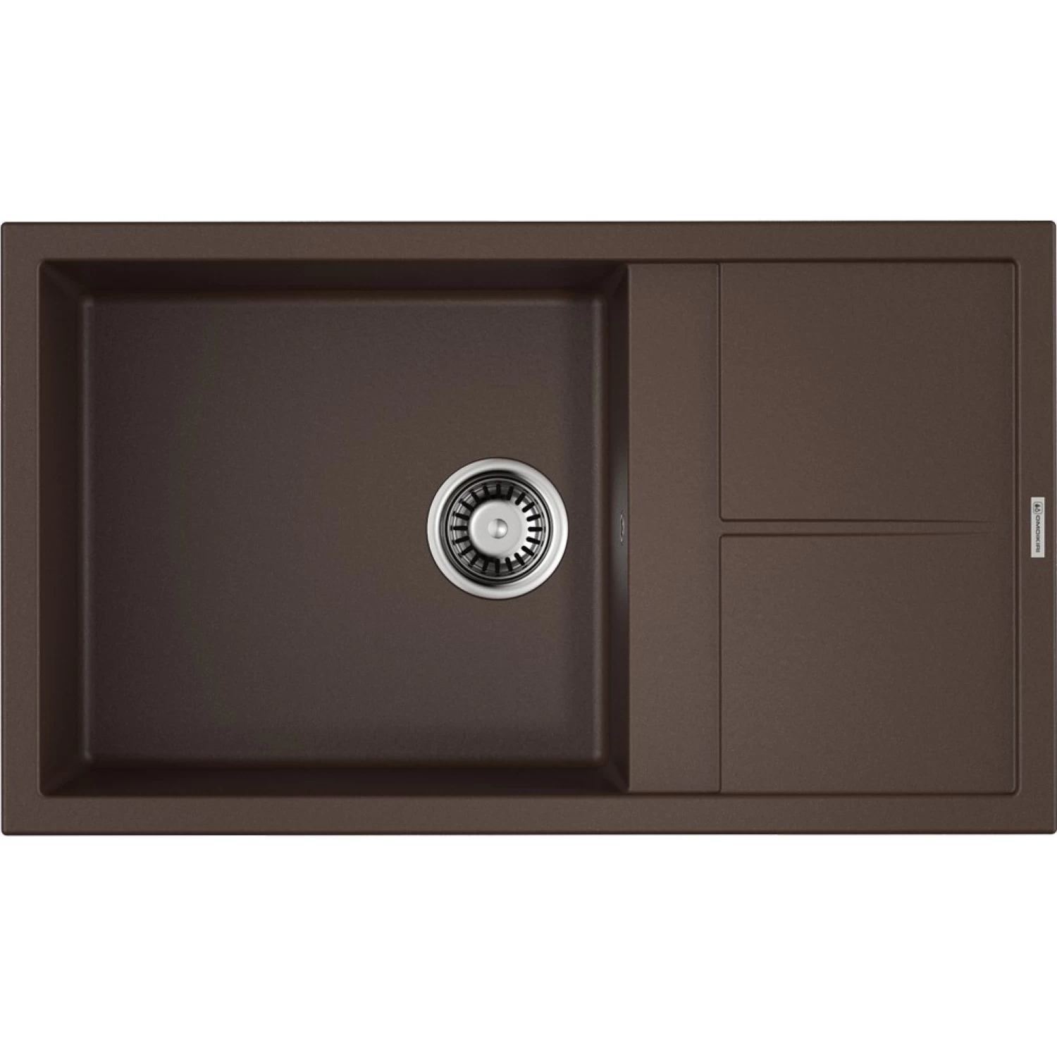 

Omoikiri Omoikiri Sumi 86-DC Tetogranit/темный шоколад, Коричневый