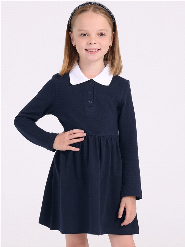 Платье детское Апрель 1ДПД4140090, синий, размер 140