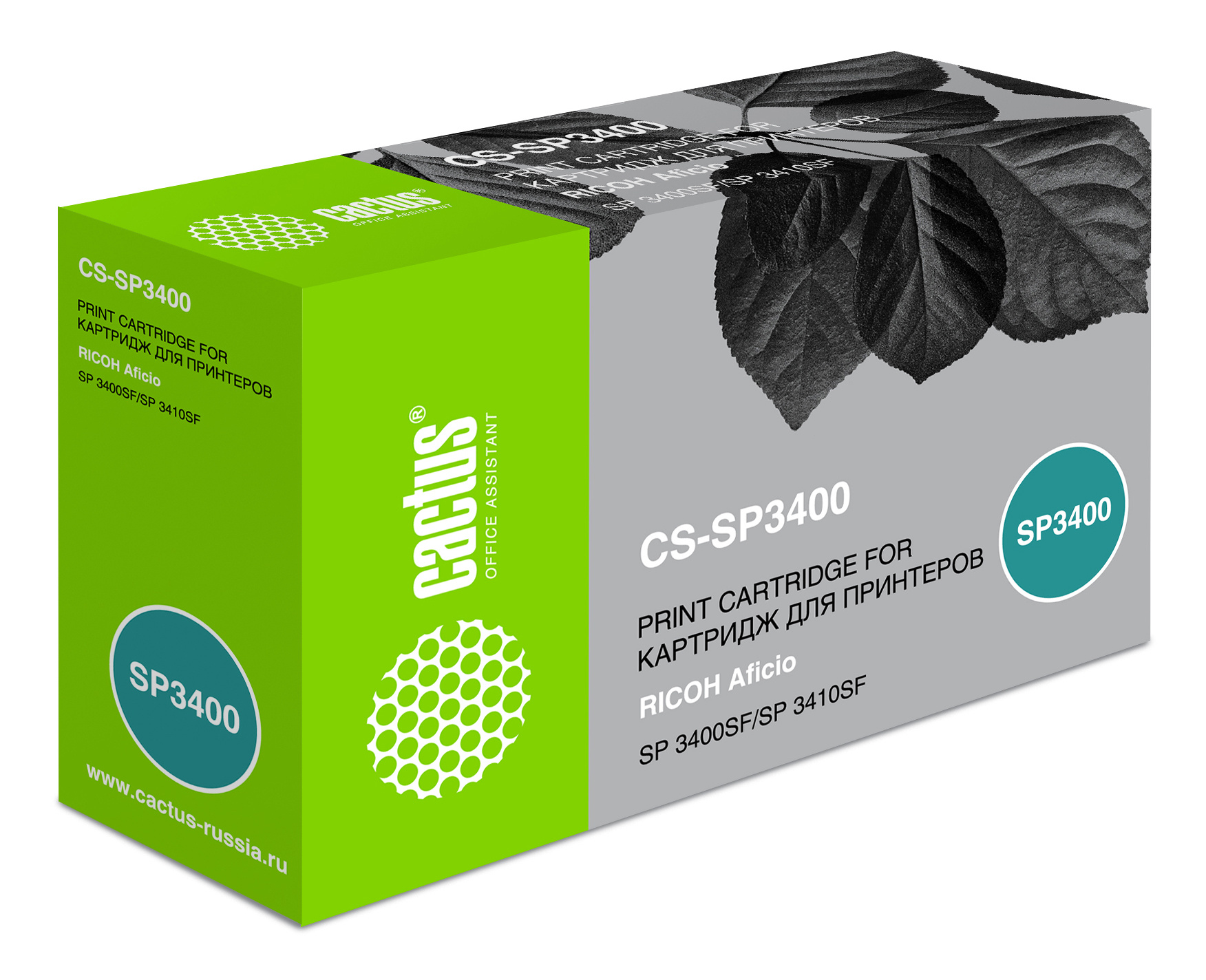 

Картридж CACTUS SP 3400HE черный, совместимый, SP 3400HE