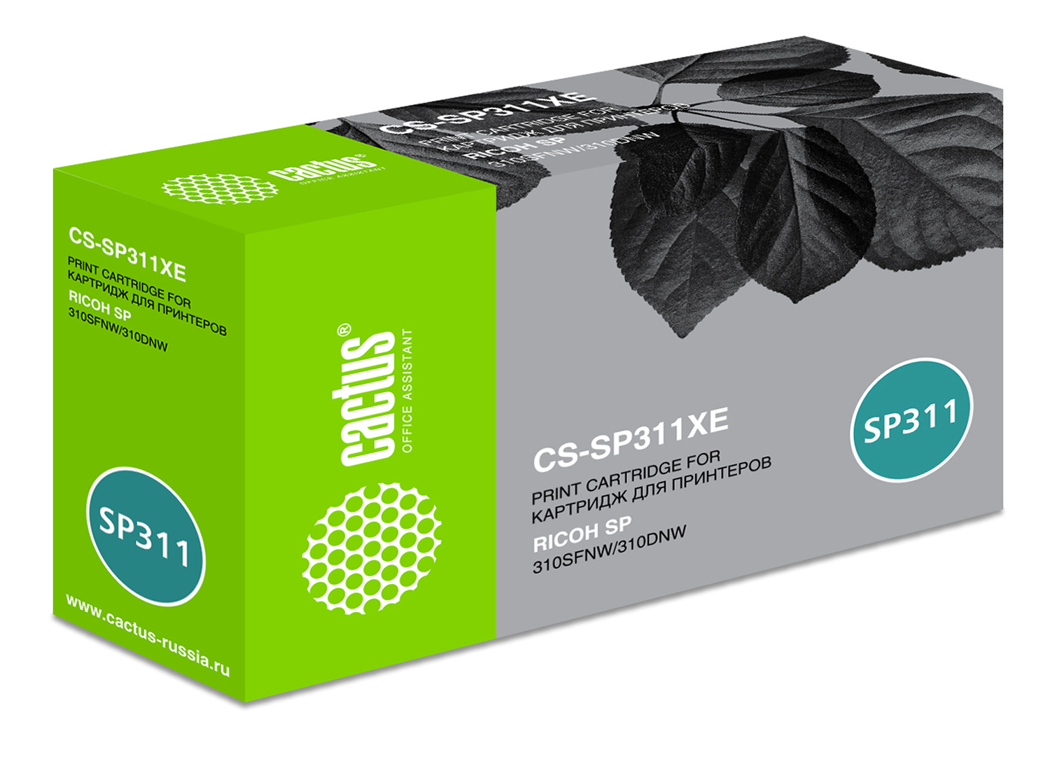 

Картридж CACTUS SP 311XE черный, совместимый, SP 311XE