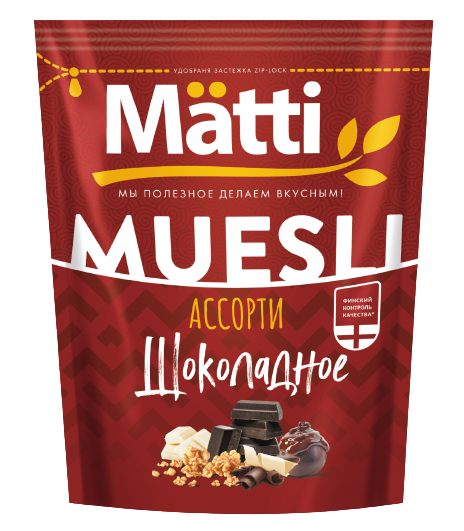 

Мюсли Matti Шоколадное ассорти 50 г