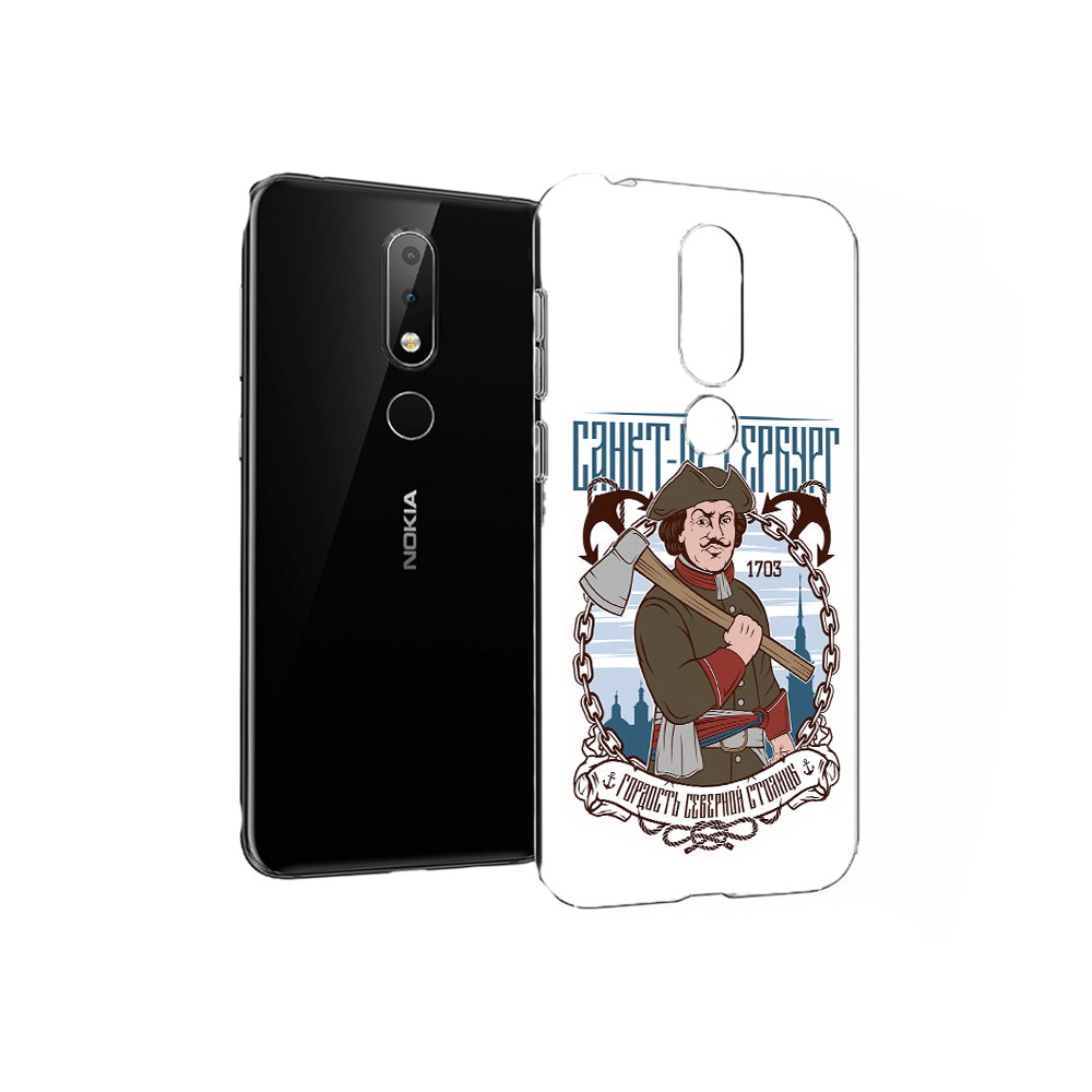 

Чехол MyPads Tocco для Nokia X6 Петр первый (PT115295.99.134), Прозрачный, Tocco