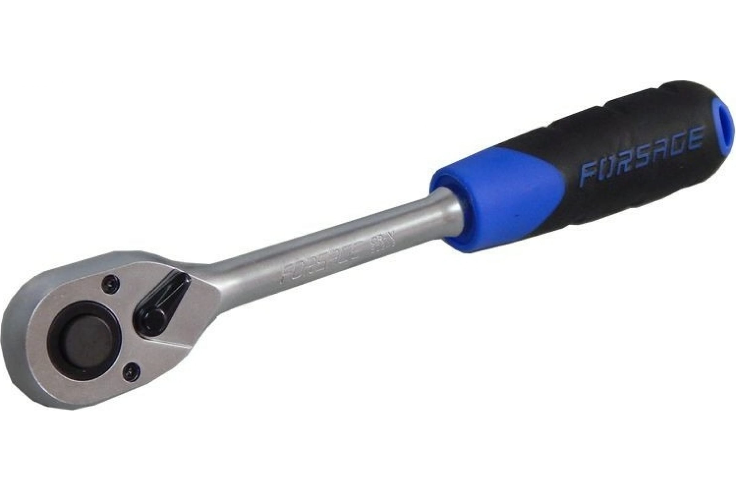 Трещотка реверсивная с резиновой ручкой, 45 зубьев, 260 мм, 1/2 inch