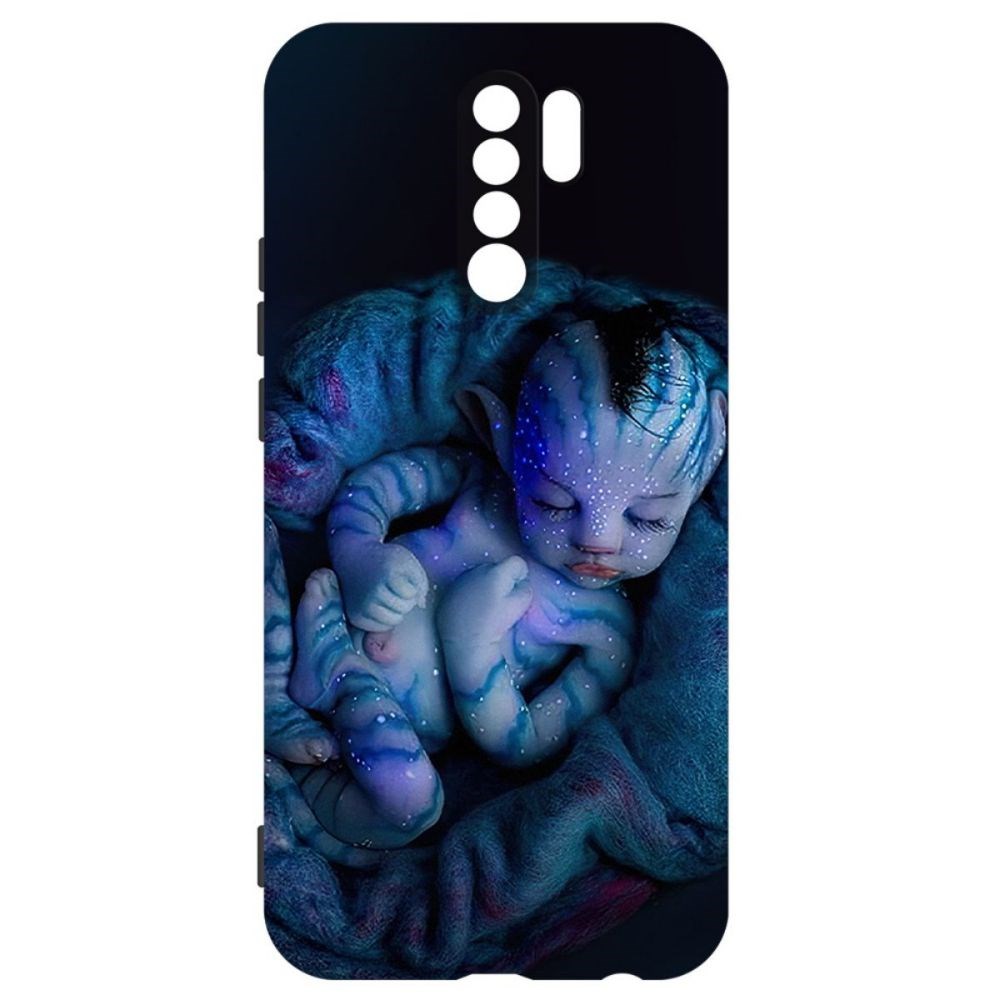 

Чехол-накладка Софт Аватар - Малышка для Xiaomi Redmi 9, Черный