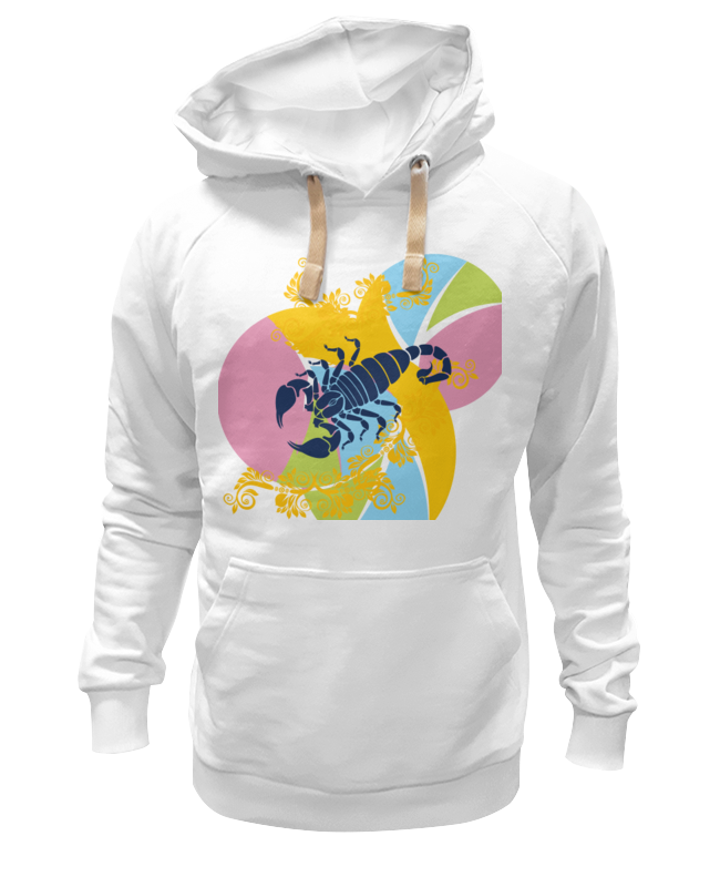 

Худи унисекс Printio scorpio белое L, Белый, scorpio