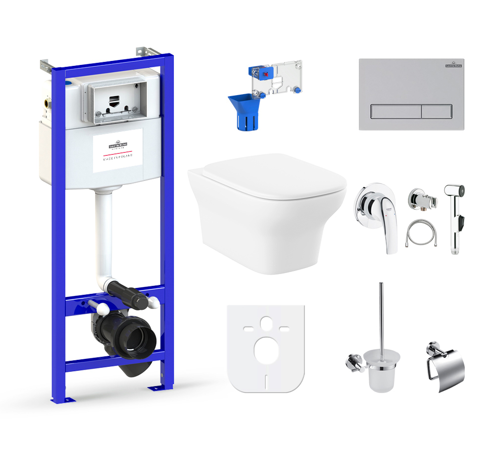 

Комплект 10 в 1 Lavinia Boho Bristol Rimless 98010171, премиум с пластиковой клавишей