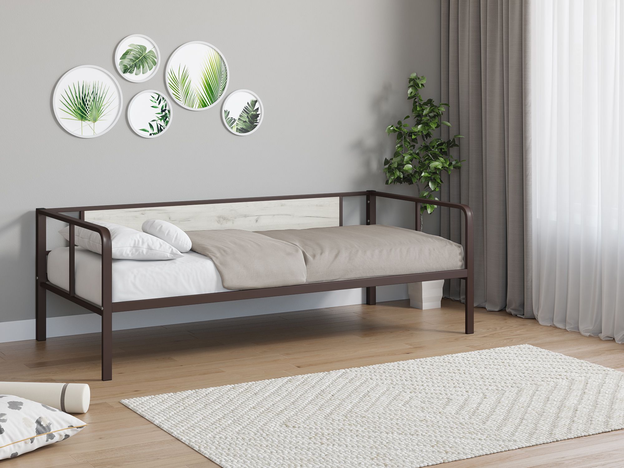 

Кровать 4 сезона Арга 90 4s-argaloft120-dkb-8014, Коричневый, Арга 90