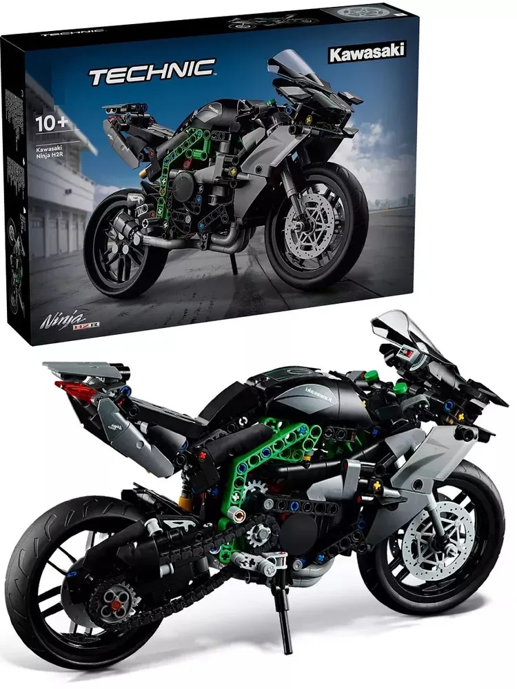 

Конструктор Техник Мотоцикл Kawasaki Ninja H2 643 дет