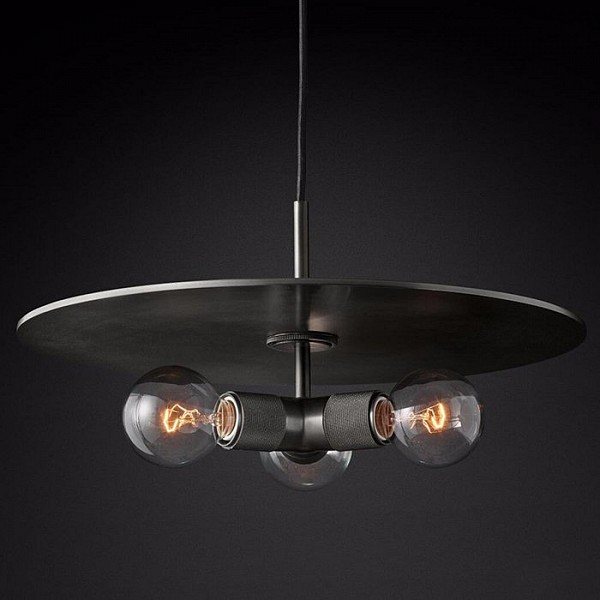

Imperiumloft Rh Utilitaire Disk Triple Pendant 40.2340