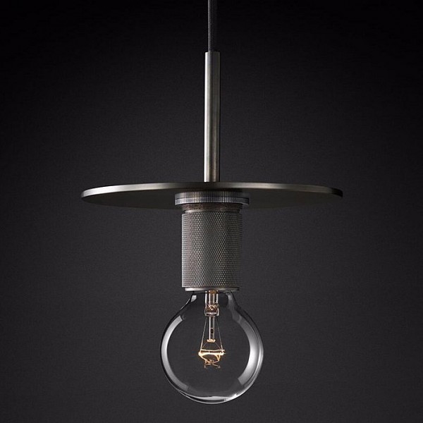 

Imperiumloft Rh Utilitaire Disk Shade Pendant 40.2343