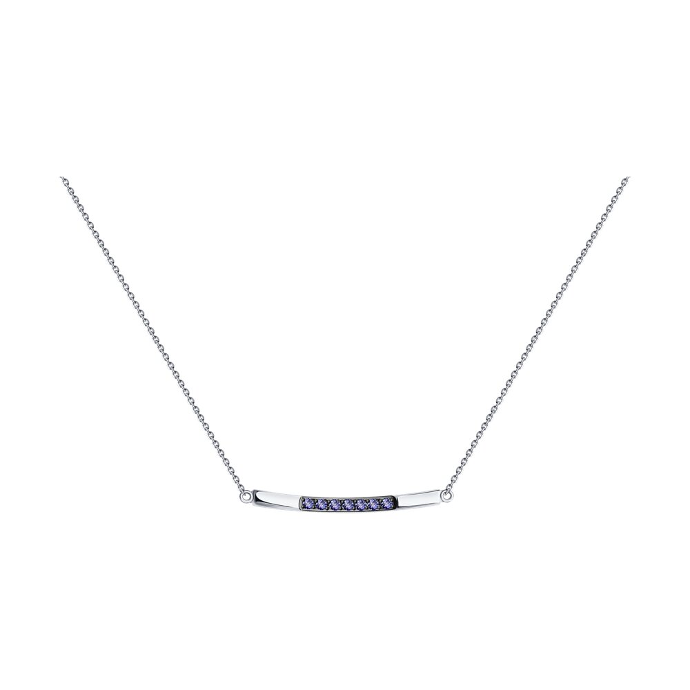 

Колье из белого золота 38-42 см Diamant 52-270-01618-1, танзанит, 52-270-01618-1