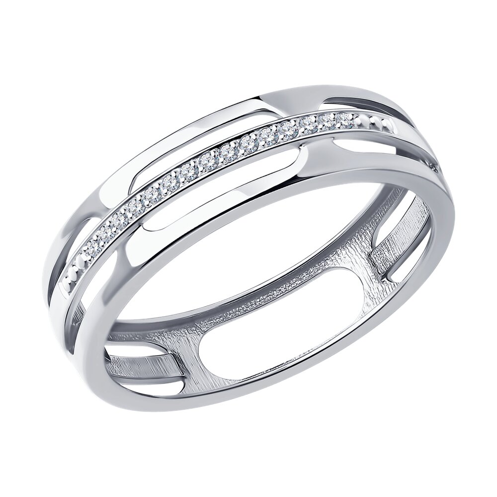 

Кольцо из золота р. 18,5 Diamant 52-210-01890-1, бриллиант, 52-210-01890-1