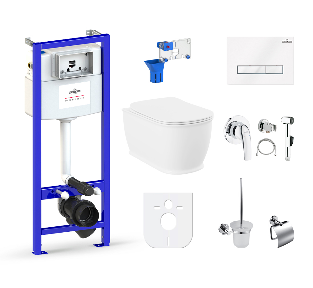 

Комплект 10 в 1 Lavinia Boho Bell Pro Rimless 98010105, премиум со стеклянной клавишей