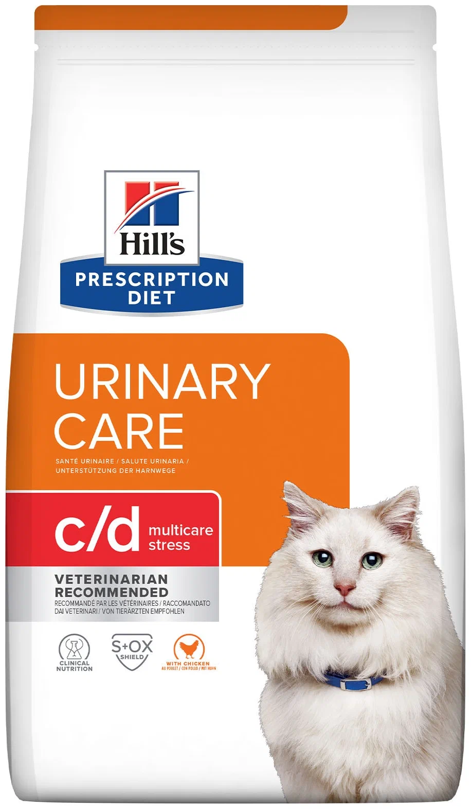 

Hill's Prescription Diet C/D для кошек Профилактика МКБ при стрессе (Urinary Stress) 1.5 к