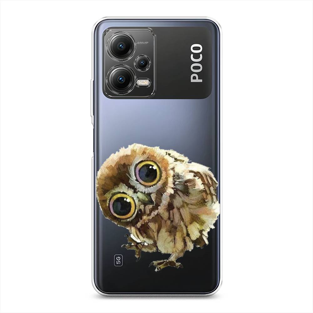 

Чехол Awog на Poco X5 5G "Любопытный совенок", Коричневый;белый;прозрачный, 317950-1