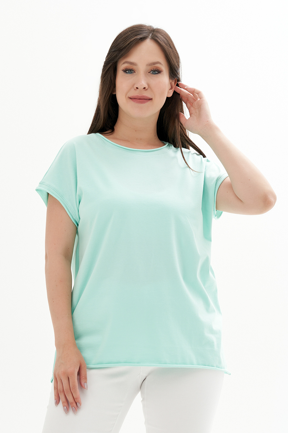 

Футболка женская OLSI 2206009 бирюзовая 46 RU, 2206009