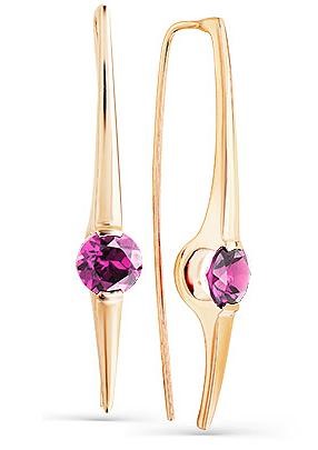 

Серьги женские из золота Magic Stones 02-2-914-0200-010, аметист, 02-2-914-0200-010