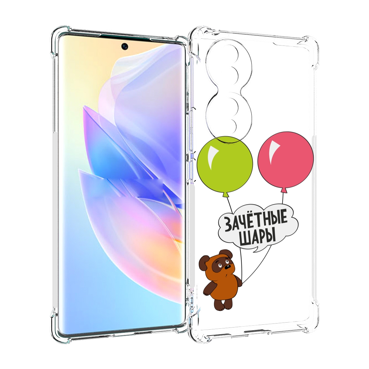 

Чехол MyPads зачетные-шары для Honor 70, Прозрачный, Tocco