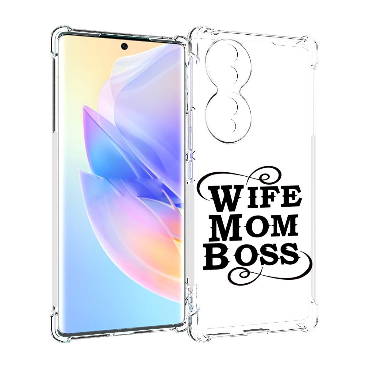 

Чехол MyPads жена-мама-босс для Honor 70, Прозрачный, Tocco