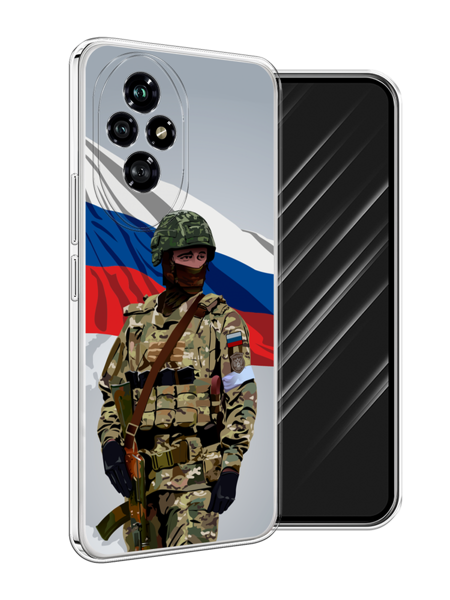 

Чехол Awog на Honor 200 "Солдат с флагом", Белый;синий;красный;зеленый, 6124750-1