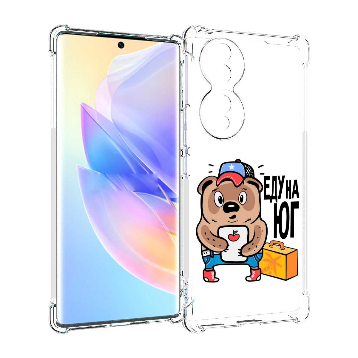 

Чехол MyPads еду-на-юг для Honor 70, Прозрачный, Tocco
