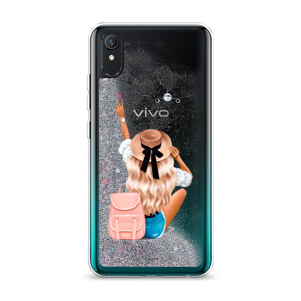 

Чехол Awog на Vivo Y91c/Y1s "Автостопом самолетом", Разноцветный, 263291-1