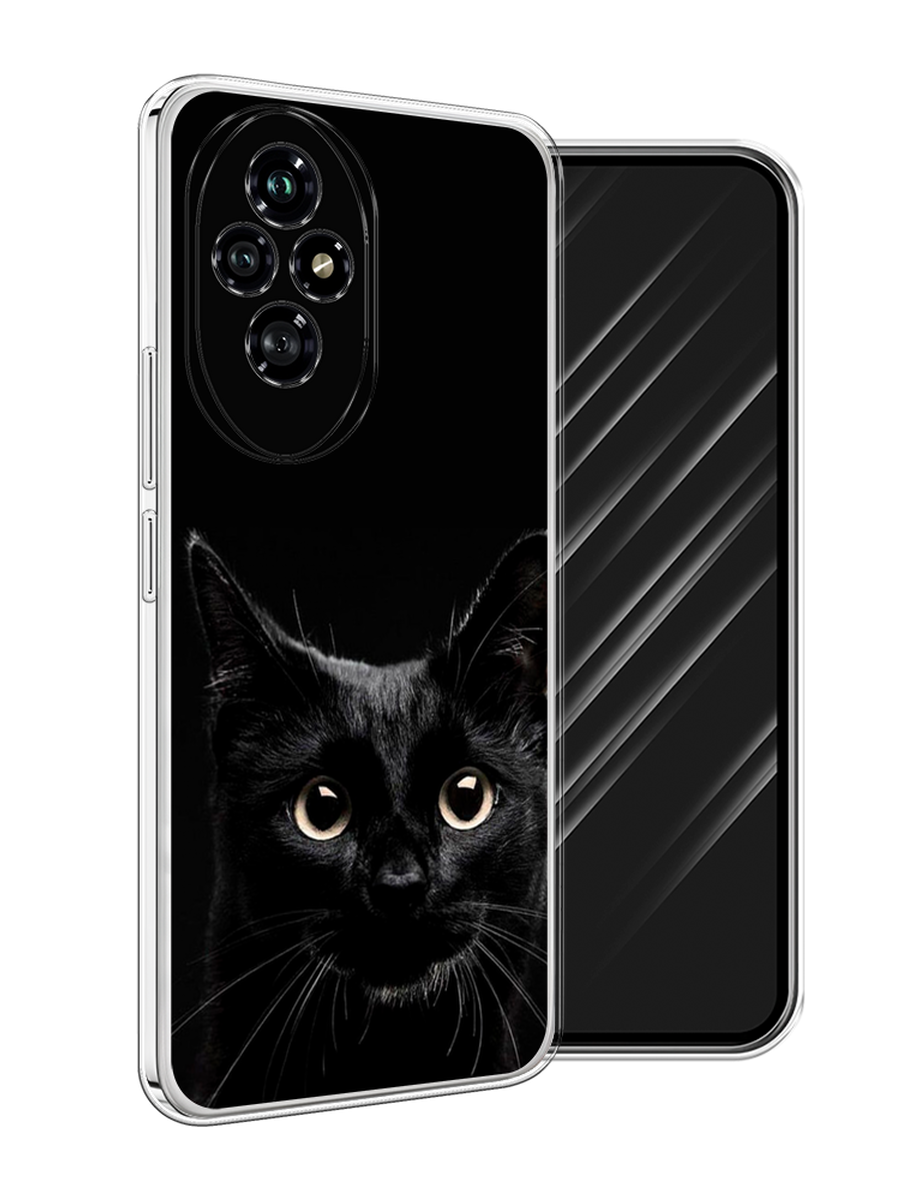 

Чехол Awog на Honor 200 "Добрый кот", Черный, 6124750-1