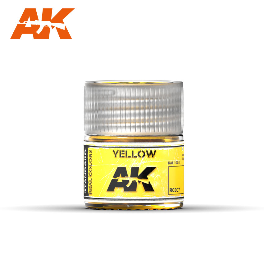 фото Краска акриловая ak interactive yellow желтая, 10 мл