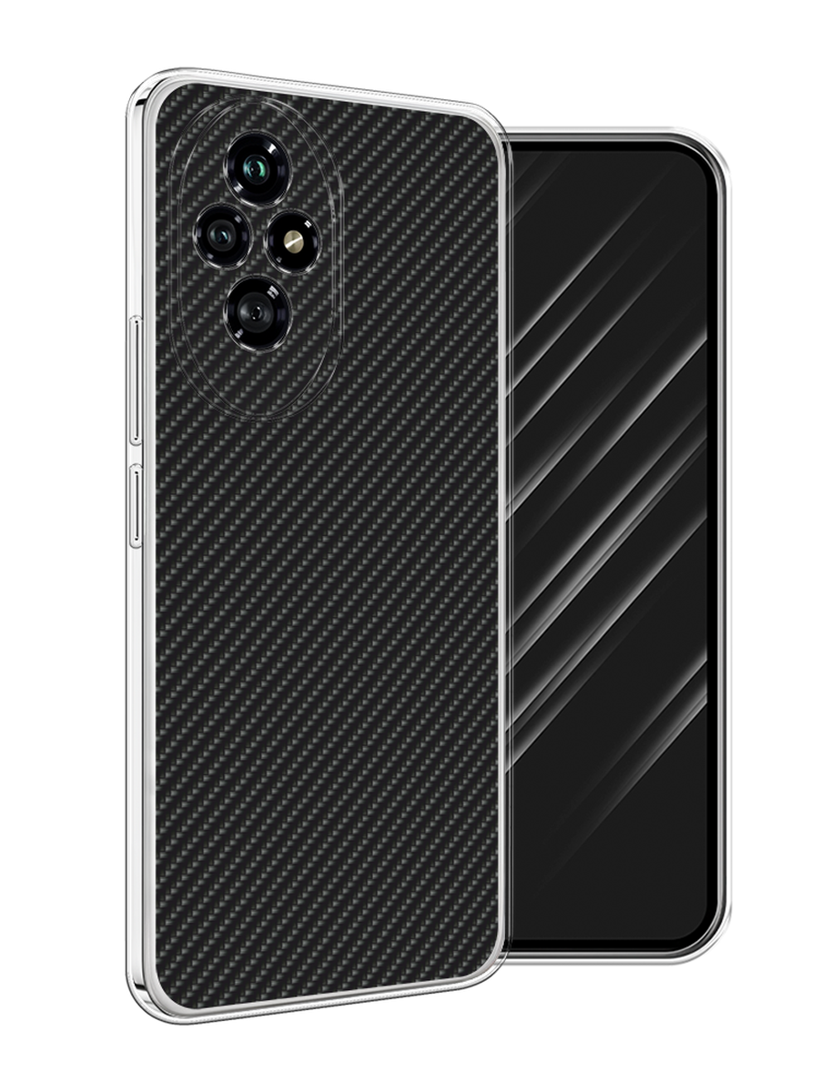 

Чехол Awog на Honor 200 "Черный карбон", 6124750-1