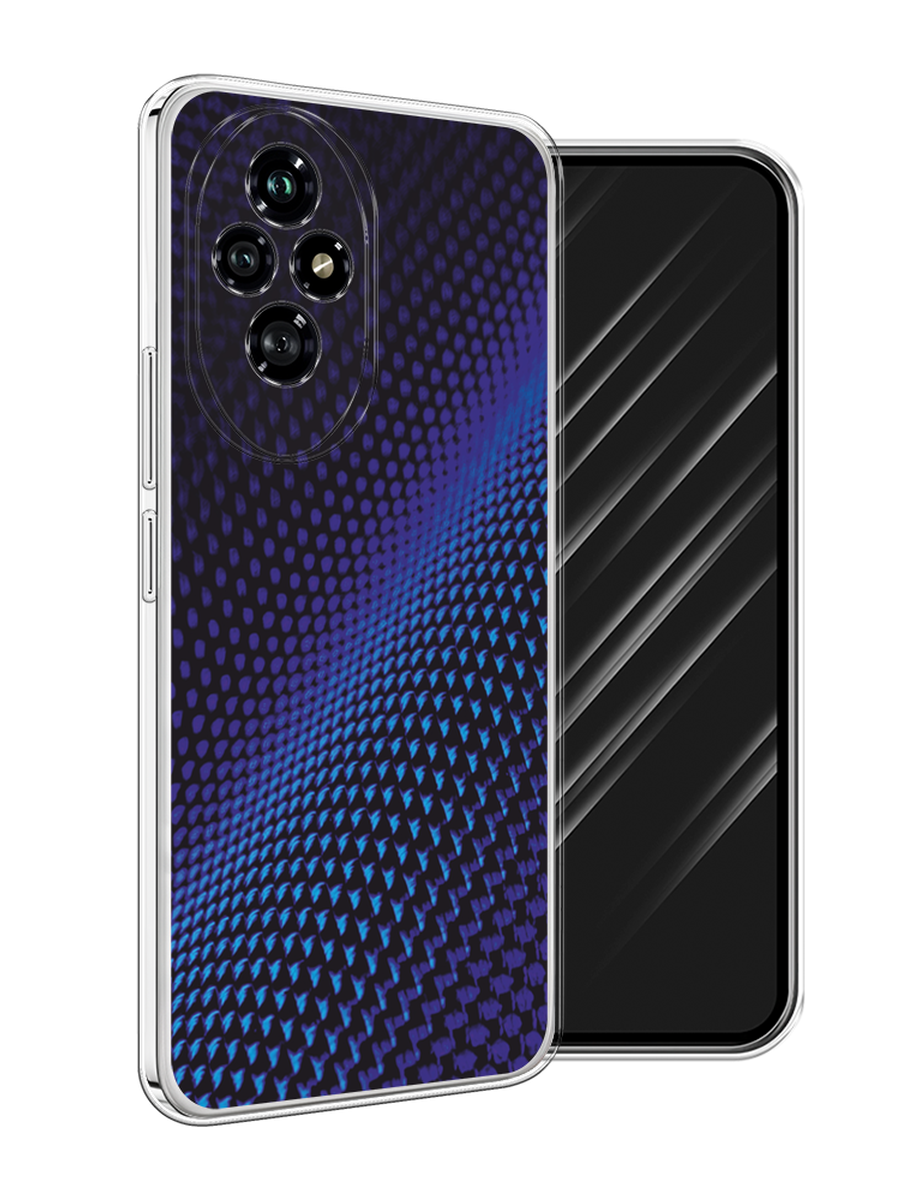 

Чехол Awog на Honor 200 "Синий карбон", Черный;синий, 6124750-1