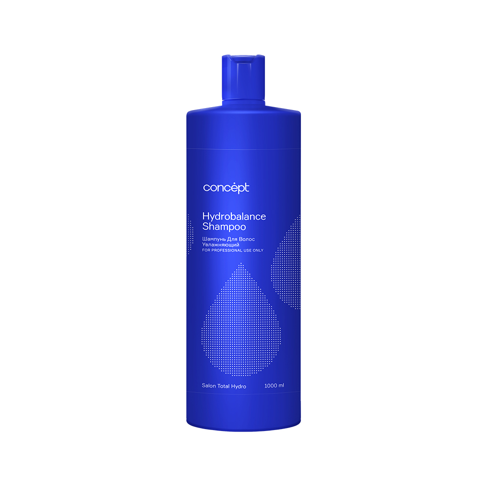 Шампунь увлажняющий Concept Hydrobalance shampoo,1000 мл ручка шариковая автоматическая megapolis concept резиновый упор узел 0 7 мм чернила синие длина линии письма 1000 метров в блистере