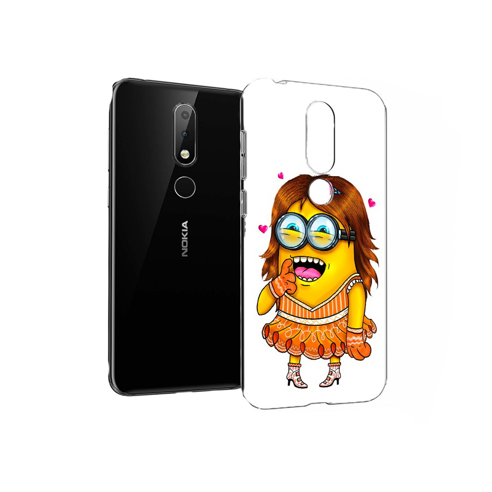 

Чехол MyPads Tocco для Nokia X6 Миньон девочка (PT115295.99.116), Прозрачный, Tocco