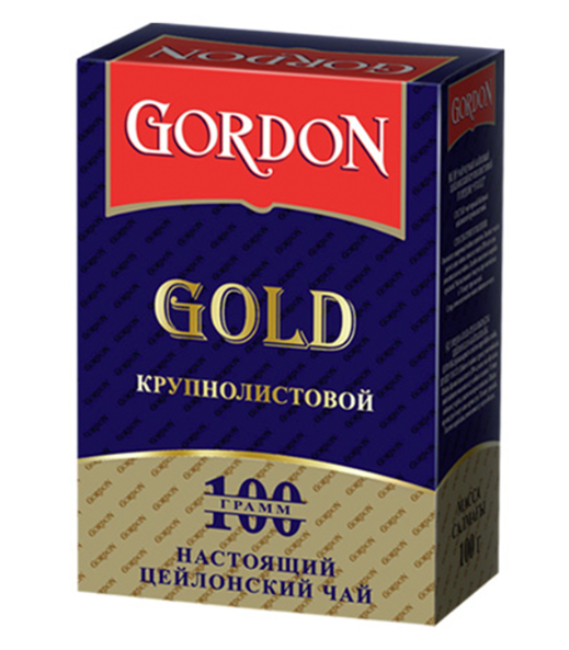 фото Чай черный gordon gold листовой 100 г